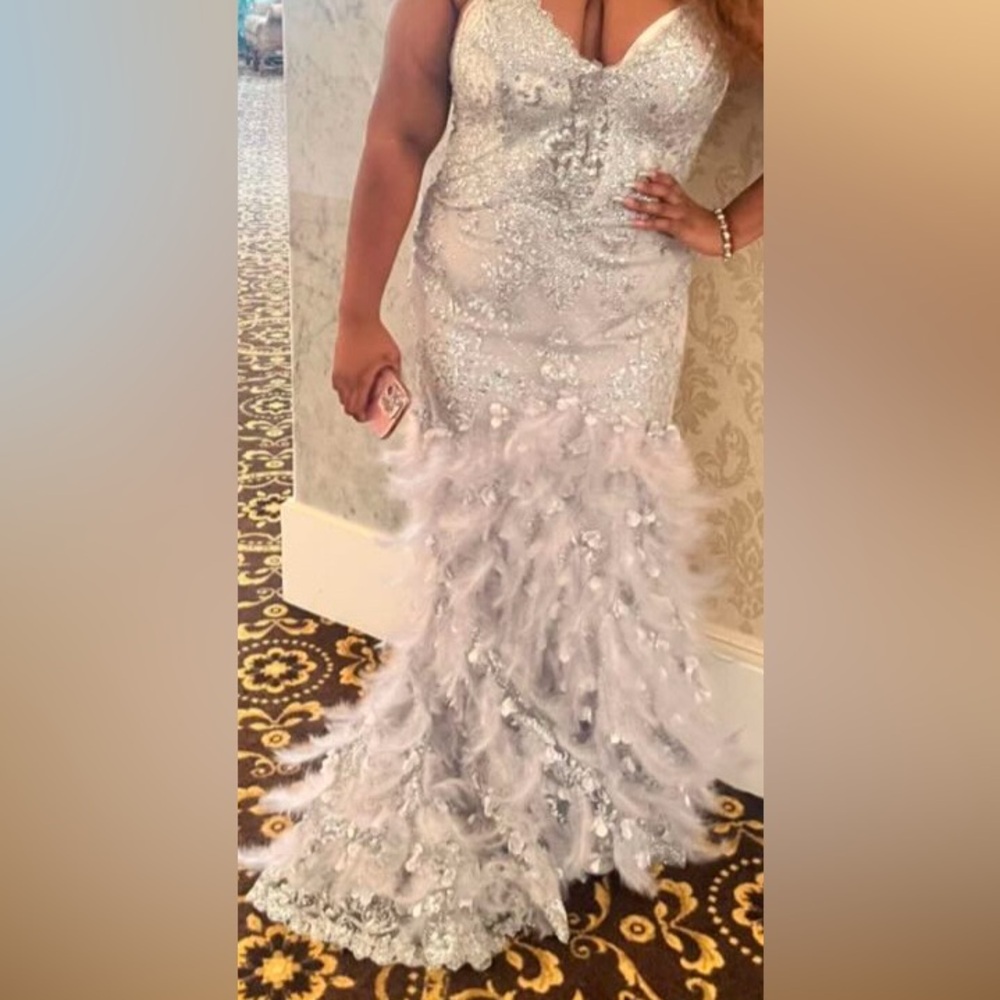 Silver Bodycon Mermaid dress